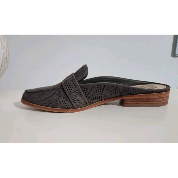 Vince Camuto Womens Size 10M Kaylana Suede Leather Slip On Mules Flats Gray - Picture 5 of 9
